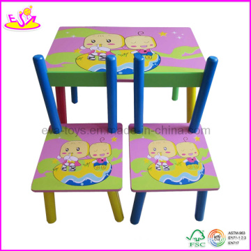 Escritorio y silla para niños (W08G083)